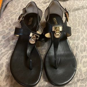 Michael Kors black sandals size 9